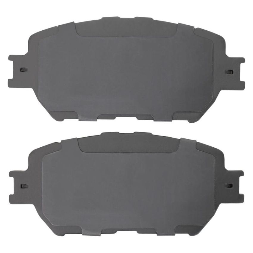 MPA 1003-0908AC Quality-Built Black Series Ceramic Brake Pads w/ Hardware