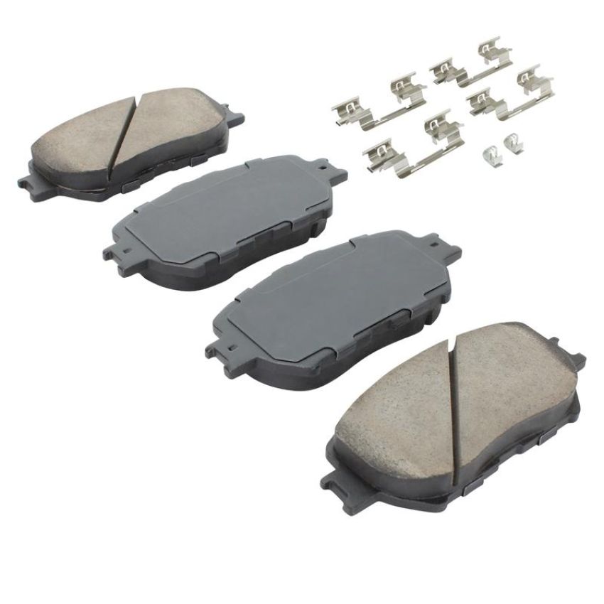 MPA 1003-0908C Quality-Built Black Series Ceramic Brake Pads w/ Hardware