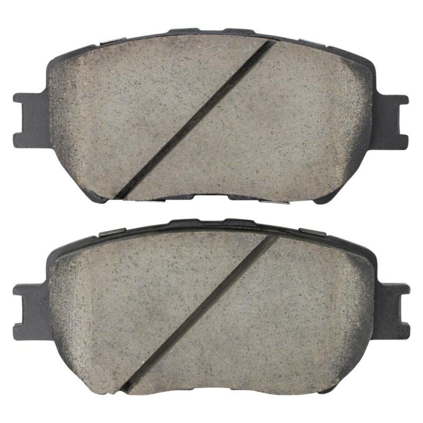 MPA 1003-0908C Quality-Built Black Series Ceramic Brake Pads w/ Hardware