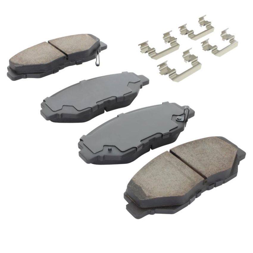 MPA 1003-0914AC Quality-Built Black Series Ceramic Brake Pads w/ Hardware