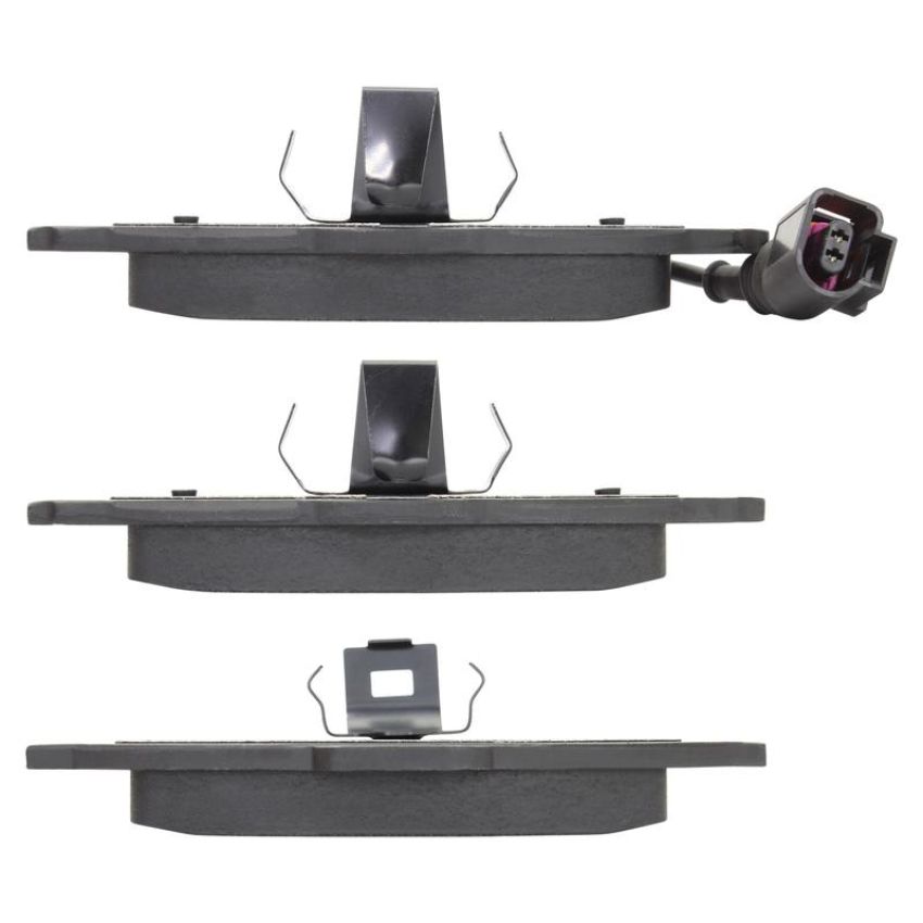 MPA 1003-0915CM Quality-Built Black Series Semi-Metallic Brake Pads w/ Hardware