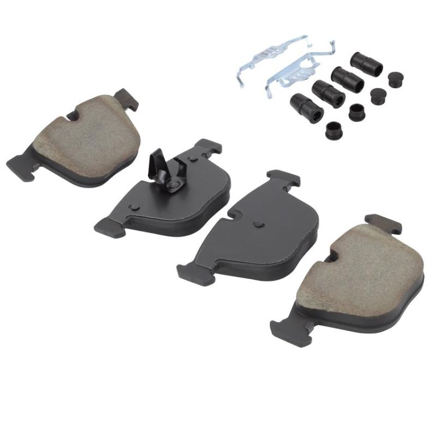 MPA 1003-0919CM Quality-Built Black Series Semi-Metallic Brake Pads w/ Hardware