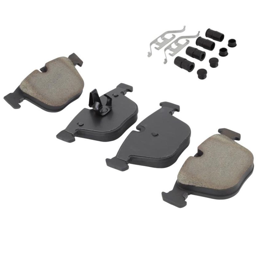 MPA 1003-0919M Quality-Built Black Series Semi-Metallic Brake Pads w/ Hardware