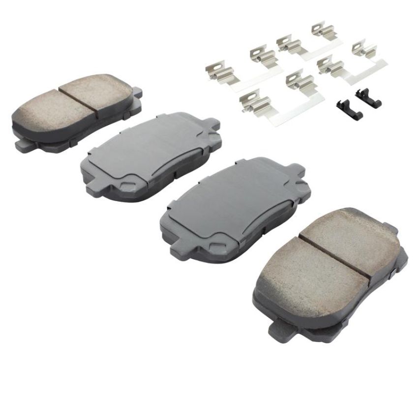MPA 1003-0923C Quality-Built Black Series Ceramic Brake Pads w/ Hardware