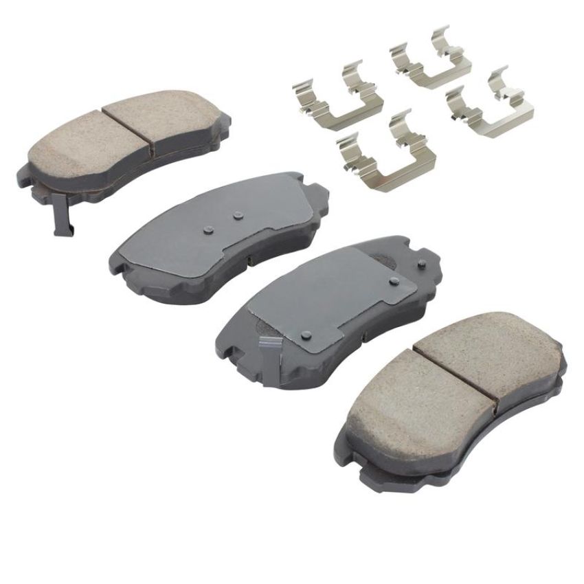 MPA 1003-0924C Quality-Built Black Series Ceramic Brake Pads w/ Hardware