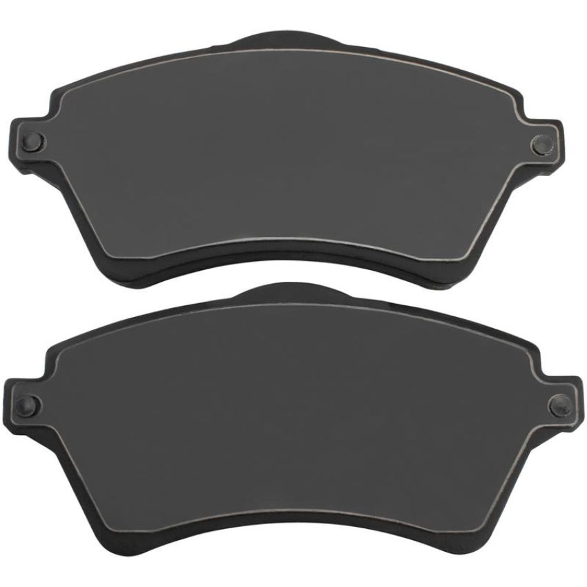 MPA 1003-0926M Quality-Built Black Series Semi-Metallic Brake Pads w/ Hardware