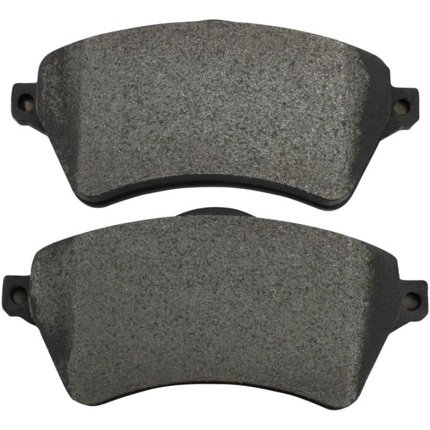 MPA 1003-0926M Quality-Built Black Series Semi-Metallic Brake Pads w/ Hardware