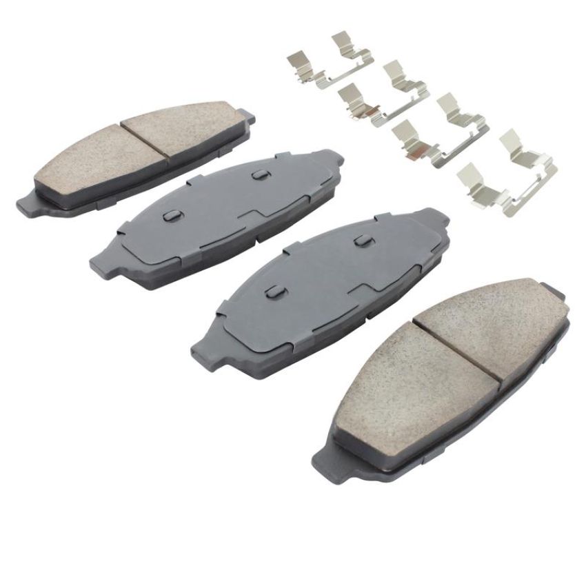 MPA 1003-0931C Quality-Built Black Series Ceramic Brake Pads w/ Hardware