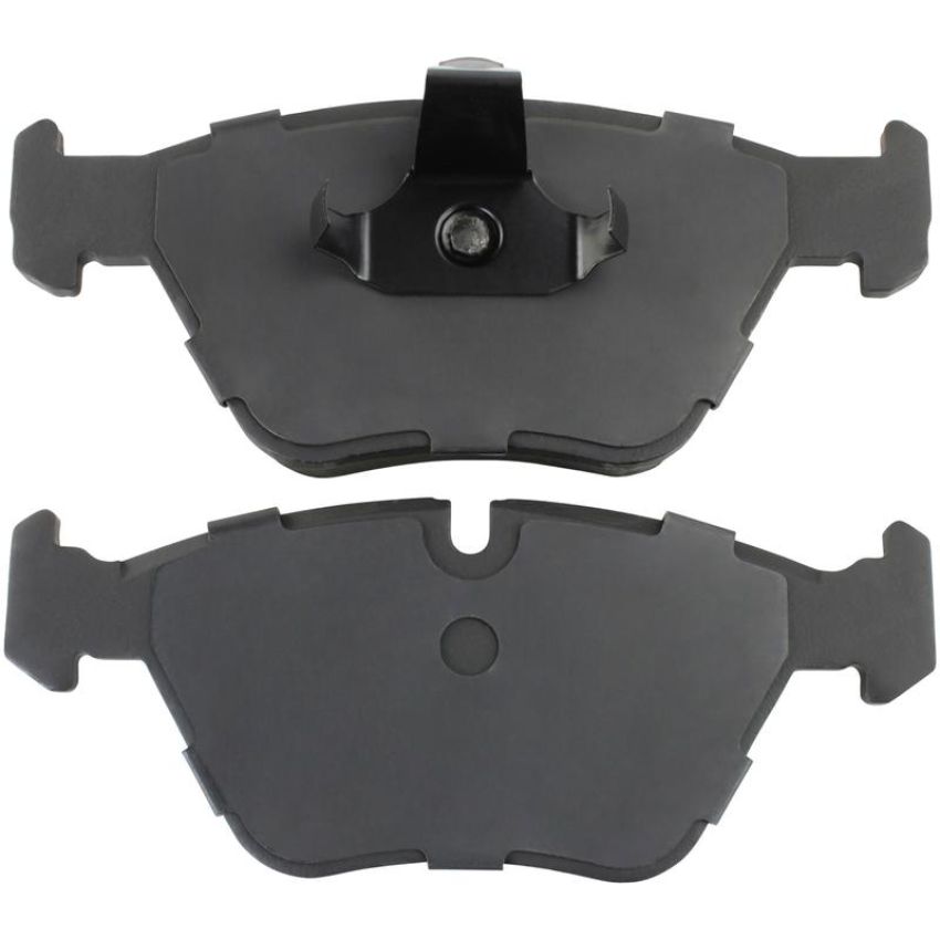 MPA 1003-0947M Quality-Built Black Series Semi-Metallic Brake Pads w/ Hardware