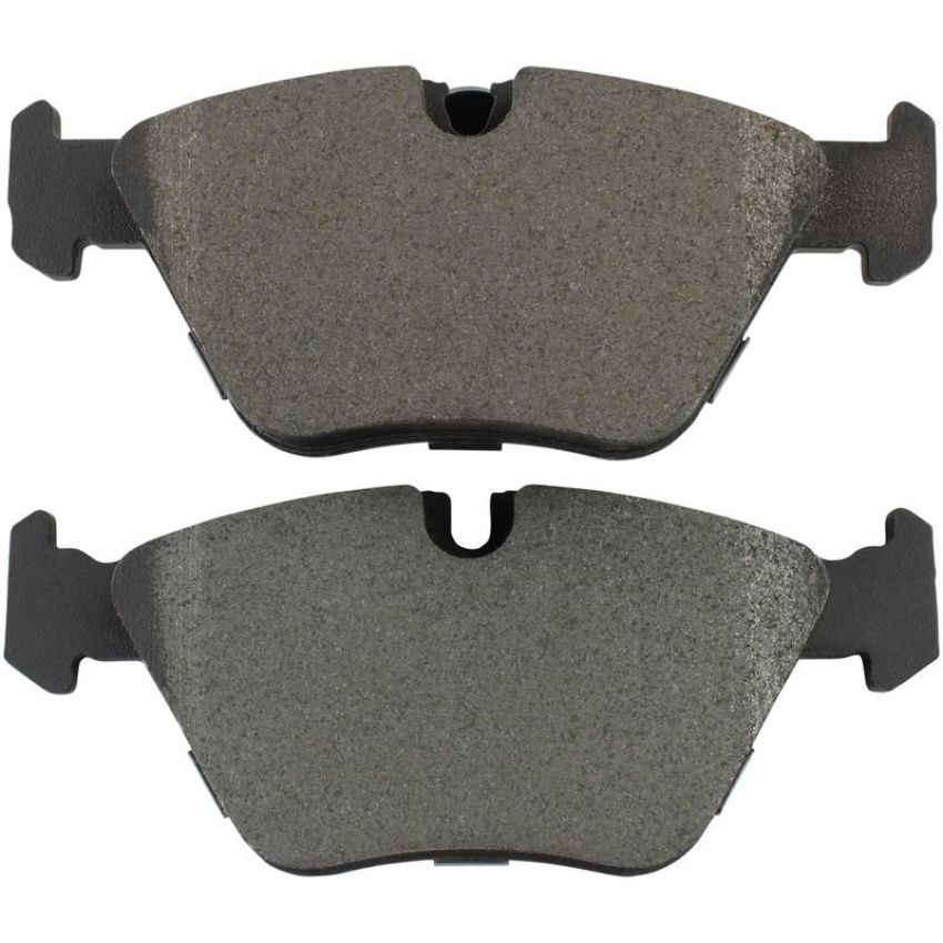 MPA 1003-0947M Quality-Built Black Series Semi-Metallic Brake Pads w/ Hardware