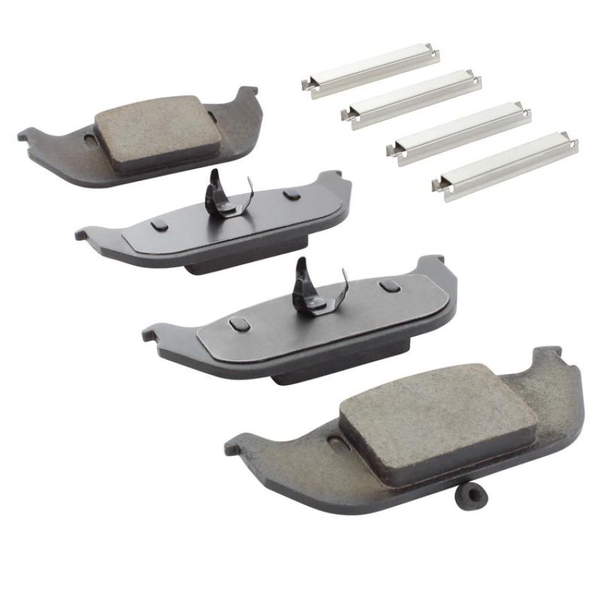 MPA 1003-0952C Quality-Built Black Series Ceramic Brake Pads w/ Hardware
