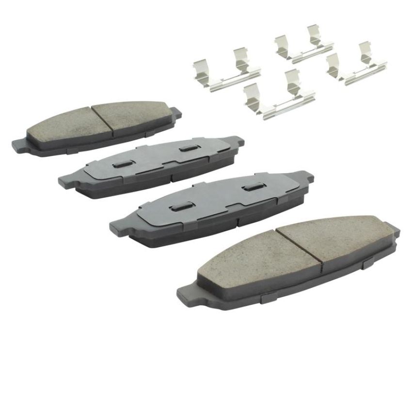 MPA 1003-0953C Quality-Built Black Series Ceramic Brake Pads w/ Hardware
