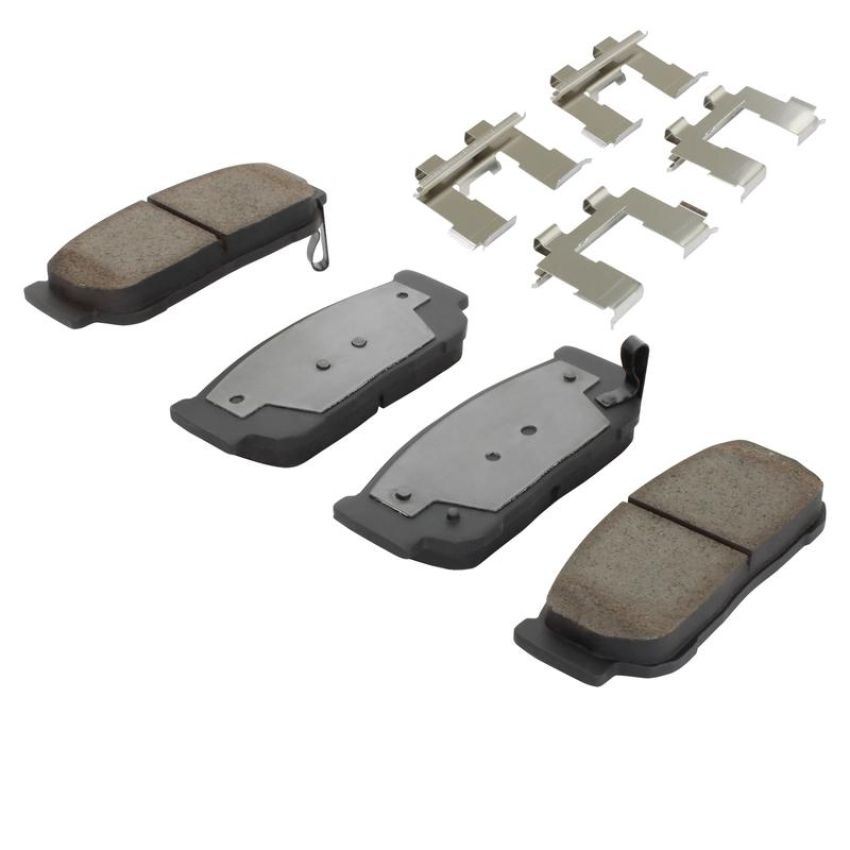 MPA 1003-0954C Quality-Built Black Series Ceramic Brake Pads w/ Hardware