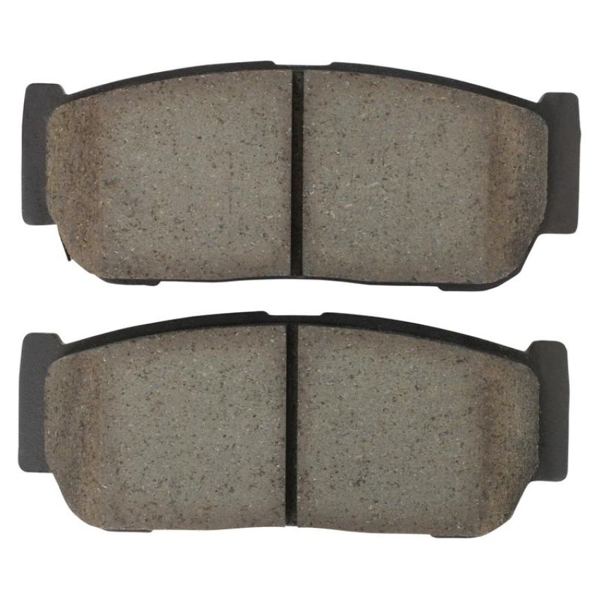 MPA 1003-0954C Quality-Built Black Series Ceramic Brake Pads w/ Hardware