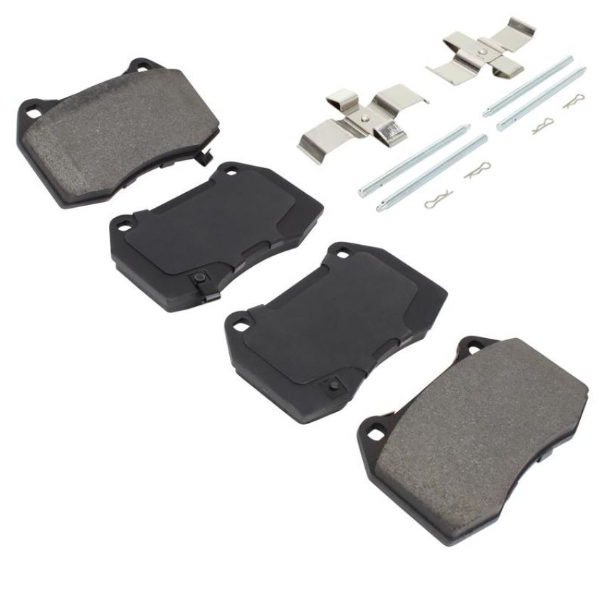 MPA 1003-0960C Quality-Built Black Series Ceramic Brake Pads w/ Hardware