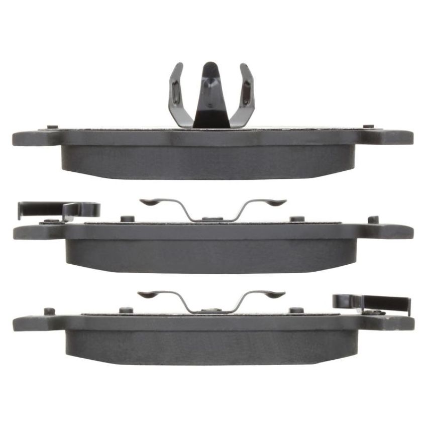 MPA 1003-0963M Quality-Built Black Series Semi-Metallic Brake Pads w/ Hardware