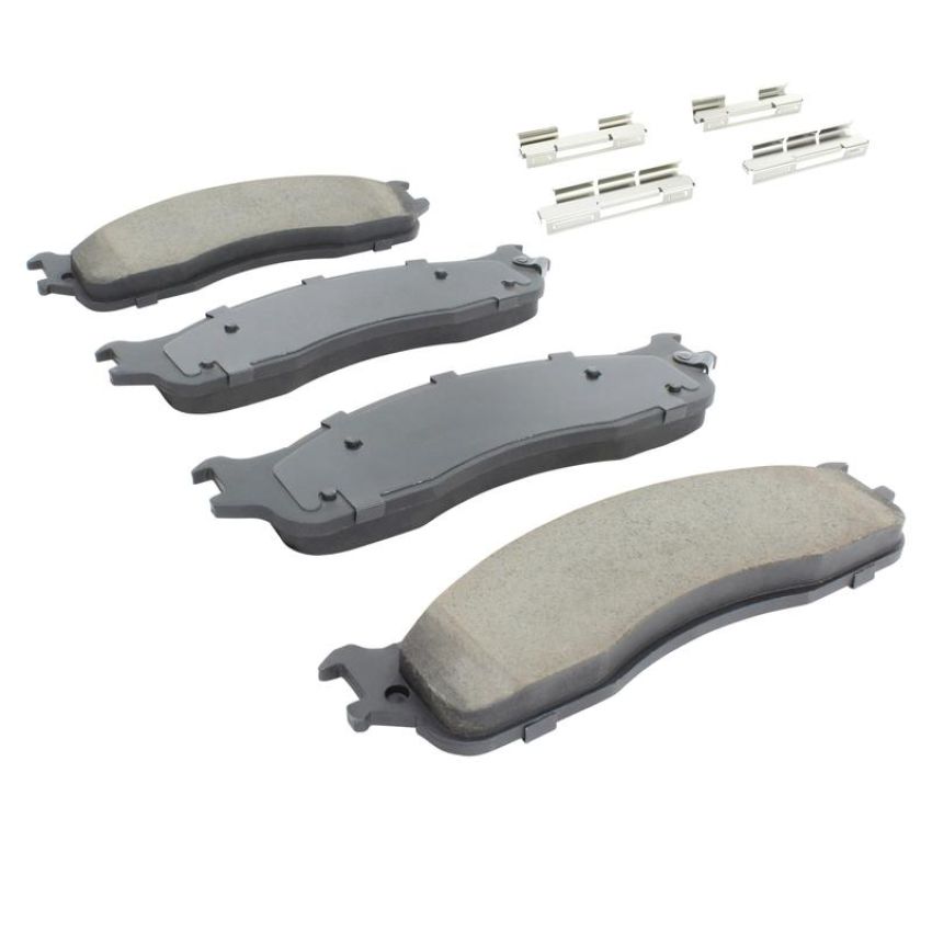 MPA 1003-0965C Quality-Built Black Series Ceramic Brake Pads w/ Hardware