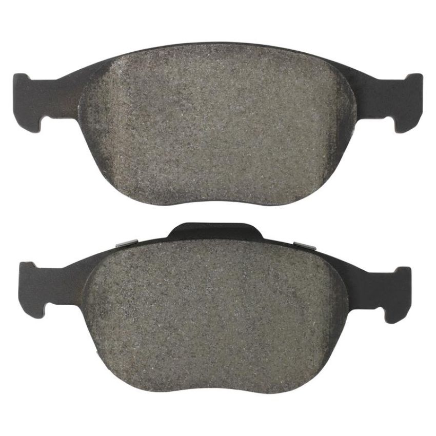 MPA 1003-0970M Quality-Built Black Series Semi-Metallic Brake Pads w/ Hardware
