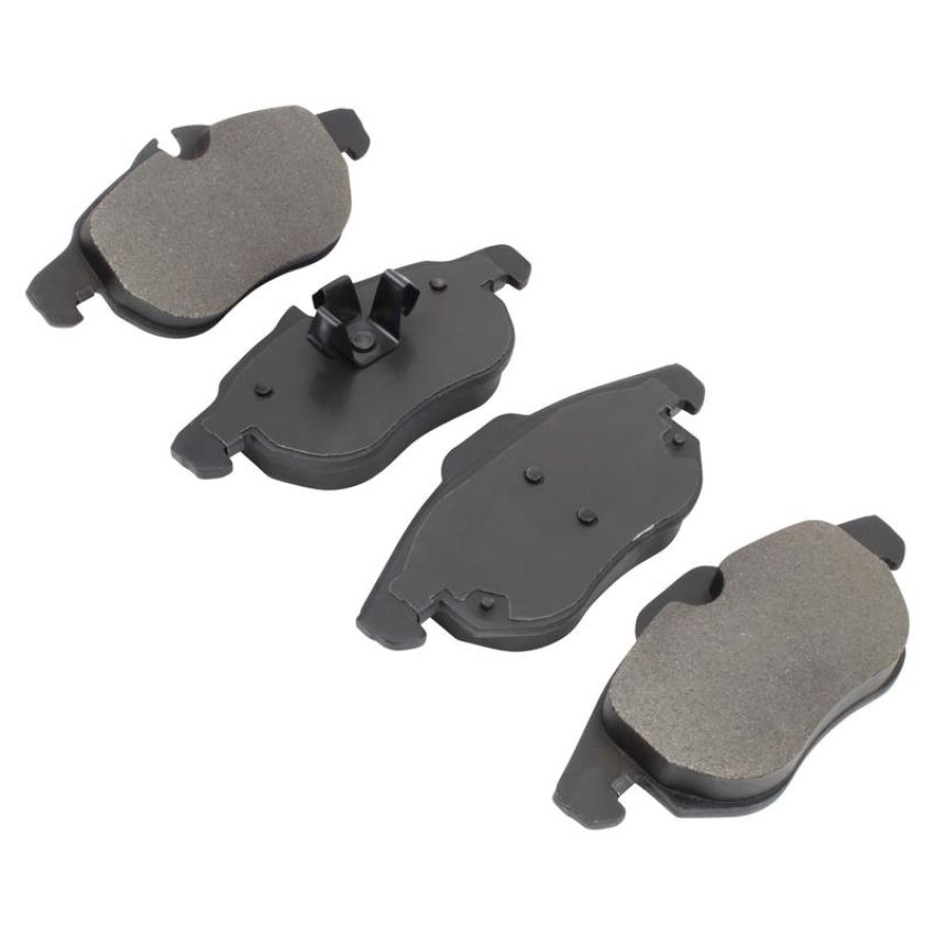 MPA 1003-0972AM Quality-Built Black Series Semi-Metallic Brake Pads w/ Hardware