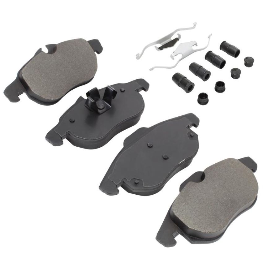 MPA 1003-0972BC Quality-Built Black Series Ceramic Brake Pads w/ Hardware