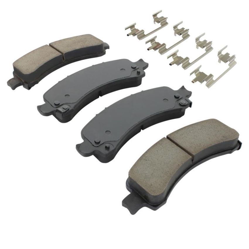 MPA 1003-0974C Quality-Built Black Series Ceramic Brake Pads w/ Hardware