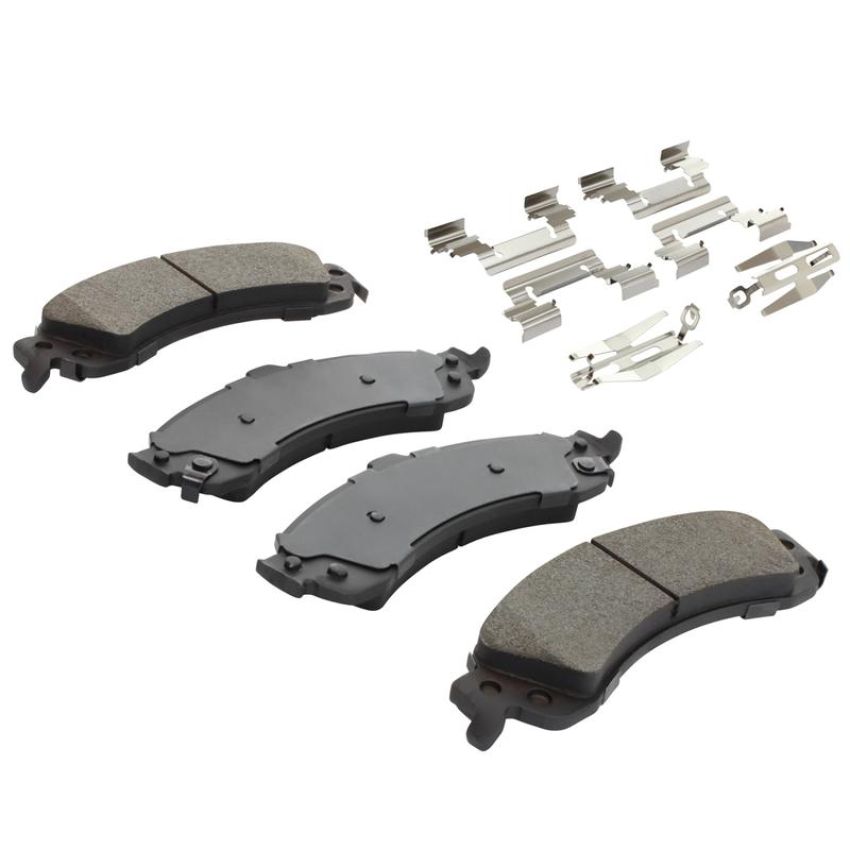 MPA 1003-0975C Quality-Built Black Series Ceramic Brake Pads w/ Hardware