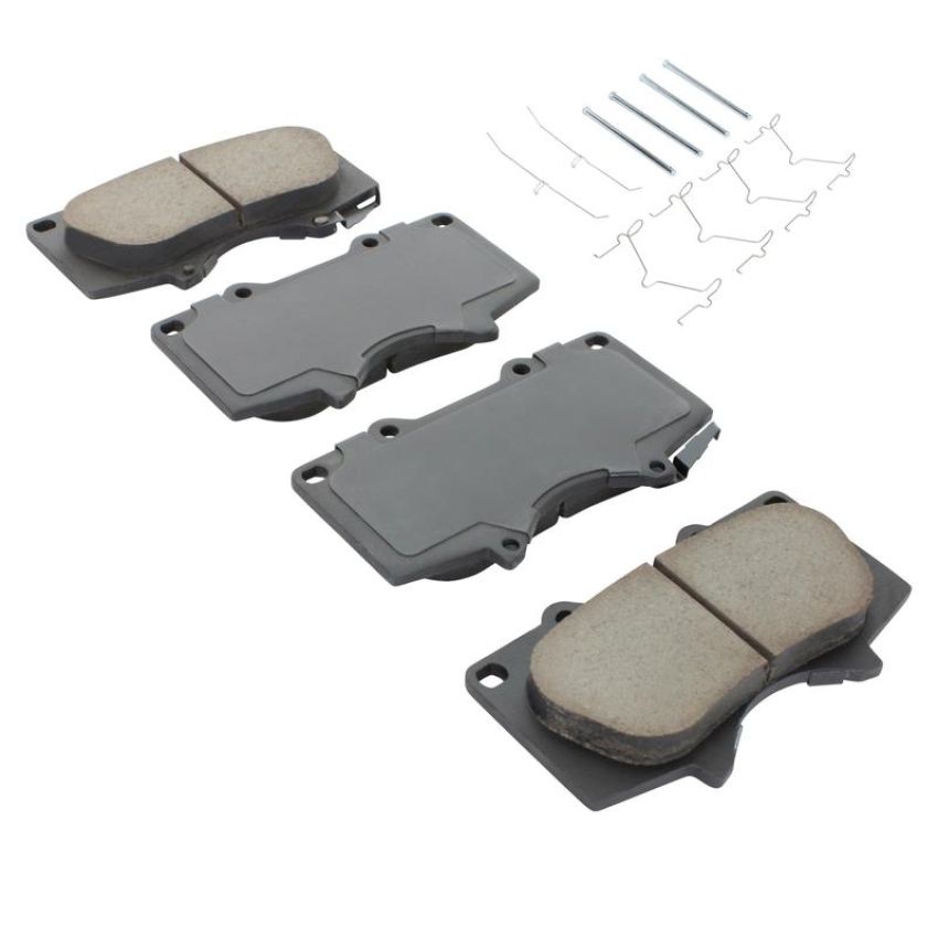 MPA 1003-0976AC Quality-Built Black Series Ceramic Brake Pads w/ Hardware