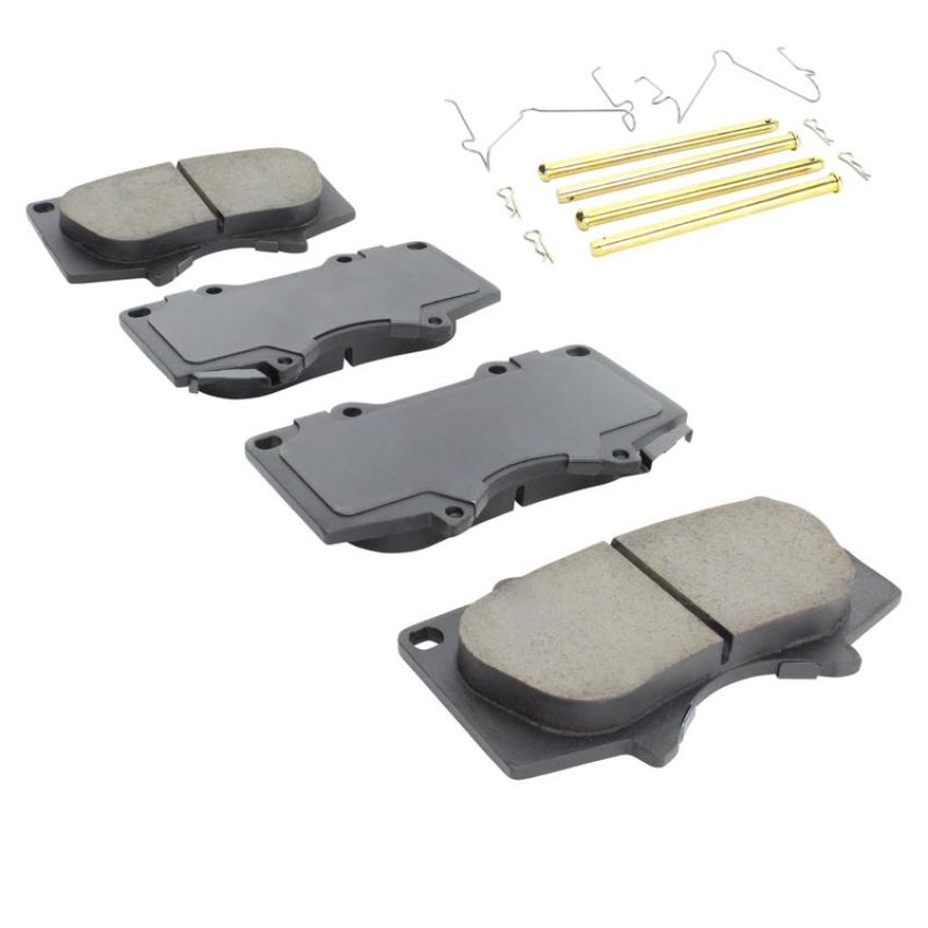 MPA 1003-0976C Quality-Built Black Series Ceramic Brake Pads w/ Hardware