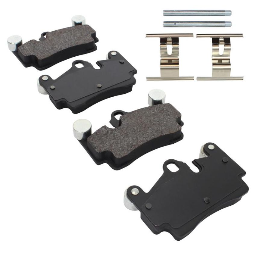 MPA 1003-0978C Quality-Built Black Series Ceramic Brake Pads w/ Hardware