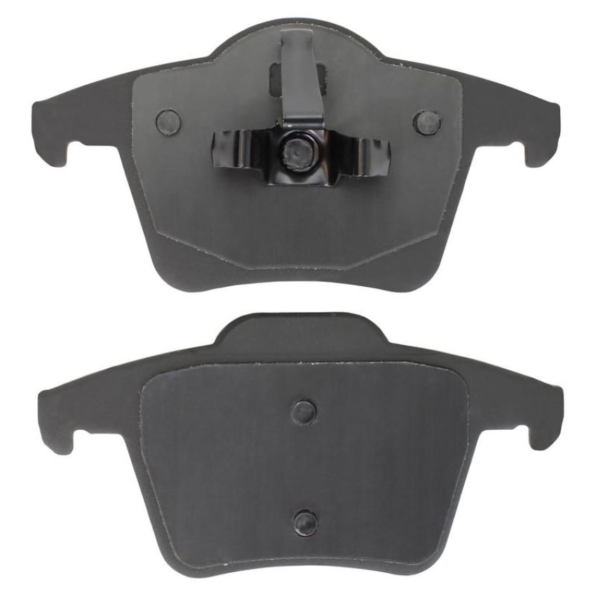 MPA 1003-0980M Quality-Built Black Series Semi-Metallic Brake Pads w/ Hardware
