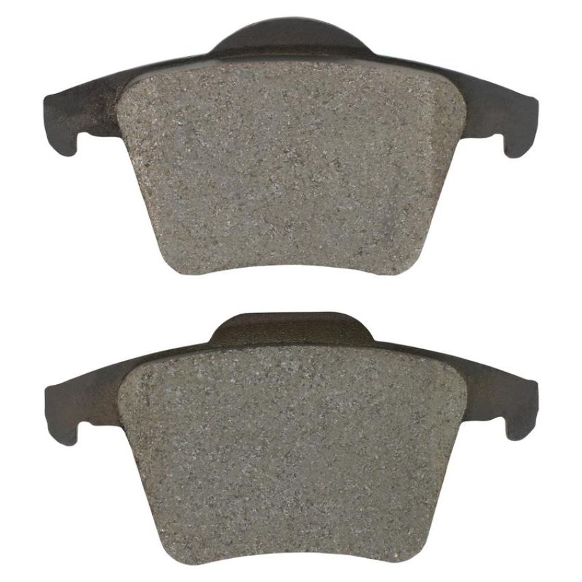MPA 1003-0980M Quality-Built Black Series Semi-Metallic Brake Pads w/ Hardware