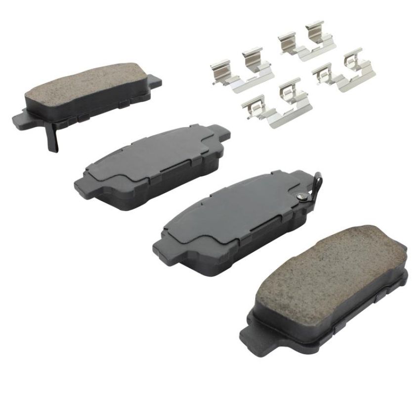 MPA 1003-0995C Quality-Built Black Series Ceramic Brake Pads w/ Hardware