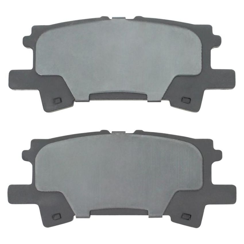 MPA 1003-0996C Quality-Built Black Series Ceramic Brake Pads w/ Hardware