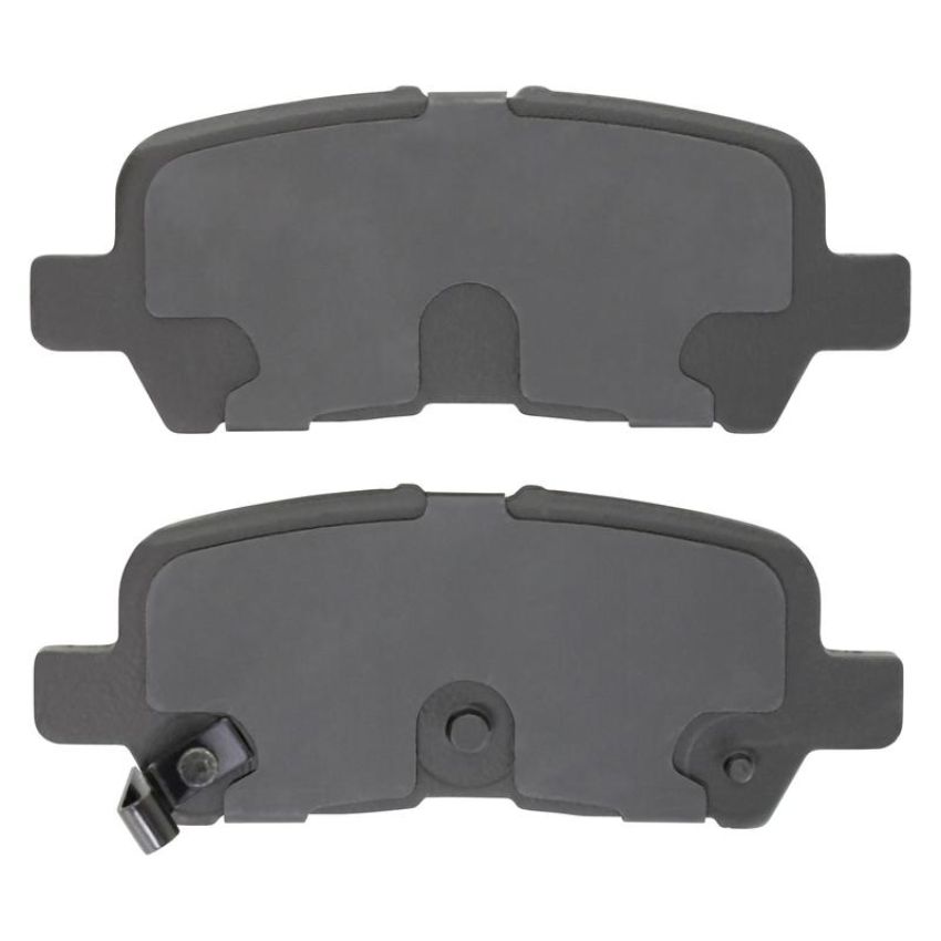 MPA 1003-0999C Quality-Built Black Series Ceramic Brake Pads w/ Hardware