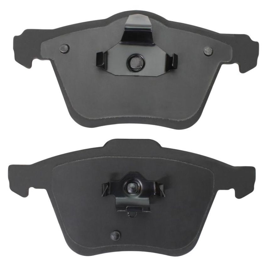 MPA 1003-1003M Quality-Built Black Series Semi-Metallic Brake Pads w/ Hardware