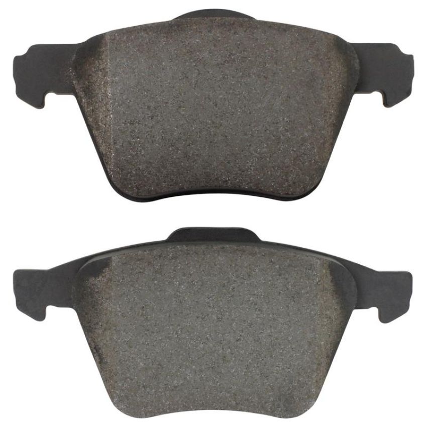 MPA 1003-1003M Quality-Built Black Series Semi-Metallic Brake Pads w/ Hardware
