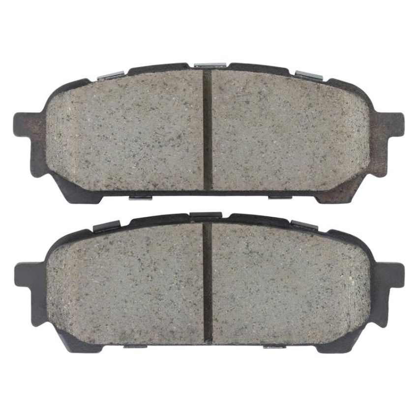 MPA 1003-1004C Quality-Built Black Series Ceramic Brake Pads w/ Hardware