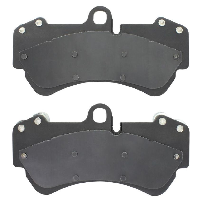 MPA 1003-1007M Quality-Built Black Series Semi-Metallic Brake Pads w/ Hardware