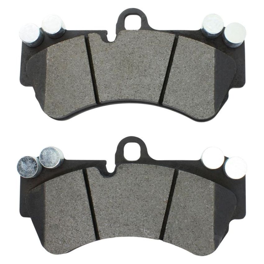 MPA 1003-1007M Quality-Built Black Series Semi-Metallic Brake Pads w/ Hardware