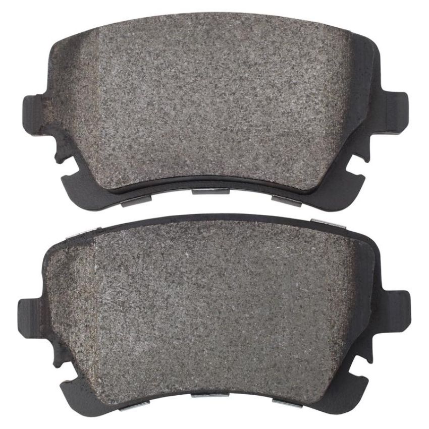 MPA 1003-1018M Quality-Built Black Series Semi-Metallic Brake Pads w/ Hardware