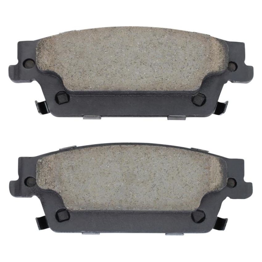 MPA 1003-1020M Quality-Built Black Series Semi-Metallic Brake Pads w/ Hardware