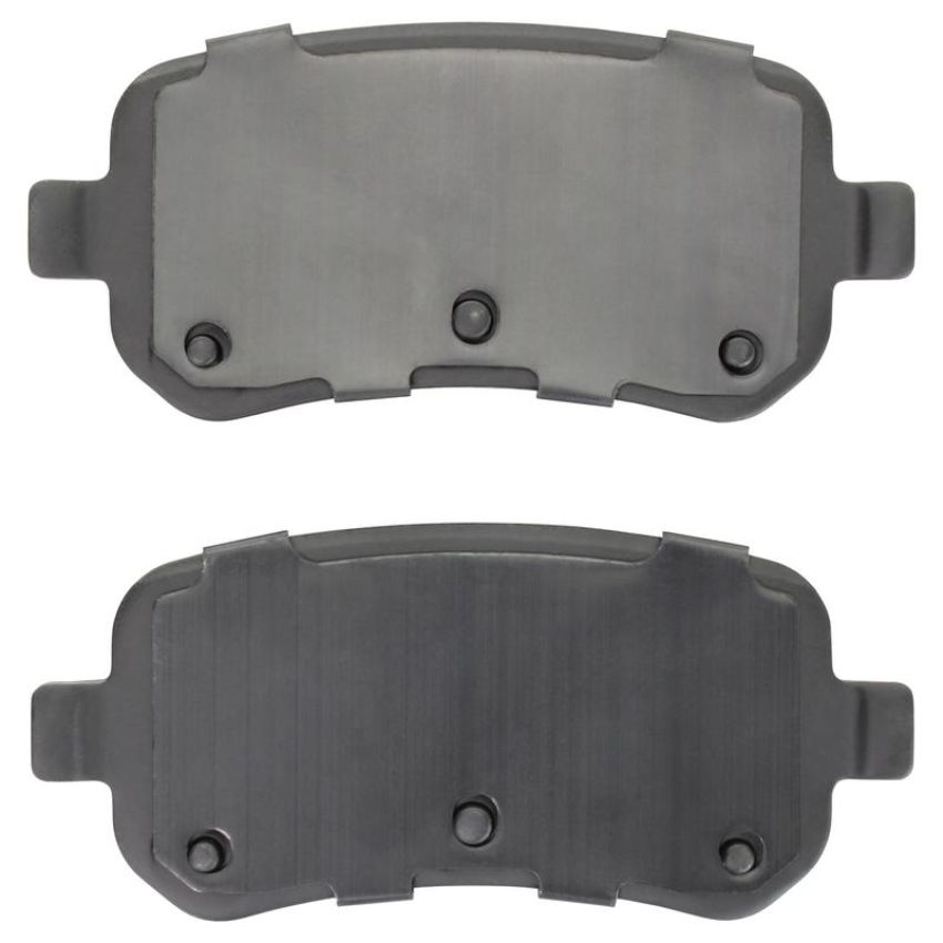 MPA 1003-1021C Quality-Built Black Series Ceramic Brake Pads w/ Hardware