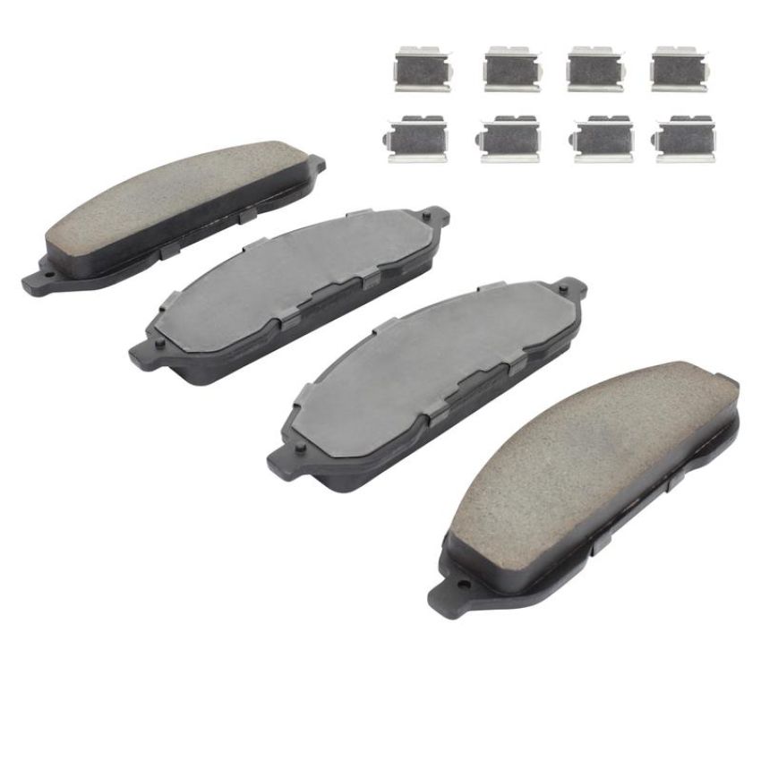 MPA 1003-1022C Quality-Built Black Series Ceramic Brake Pads w/ Hardware