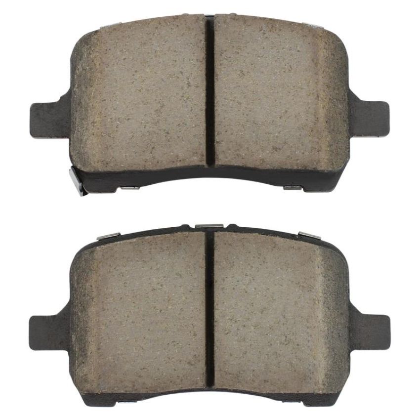 MPA 1003-1028M Quality-Built Black Series Semi-Metallic Brake Pads w/ Hardware