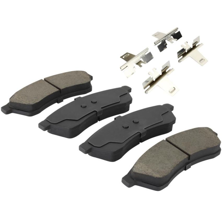 MPA 1003-1030C Quality-Built Black Series Ceramic Brake Pads w/ Hardware