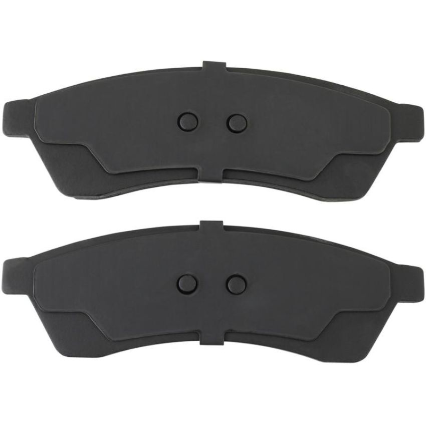 MPA 1003-1030C Quality-Built Black Series Ceramic Brake Pads w/ Hardware