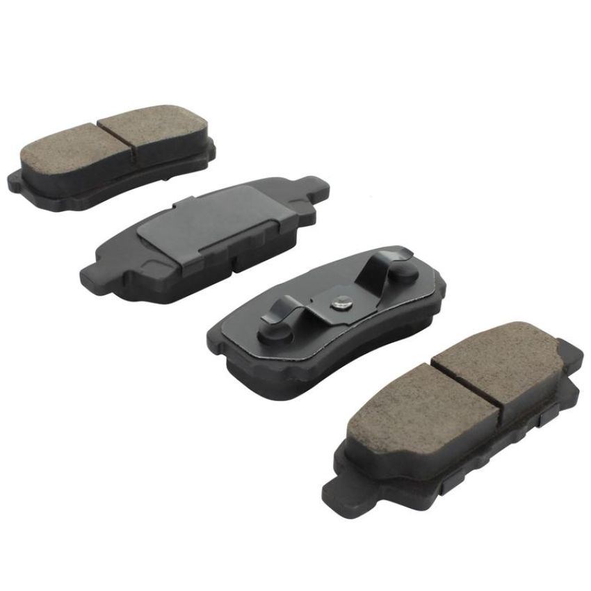 MPA 1003-1037M Quality-Built Black Series Semi-Metallic Brake Pads w/ Hardware