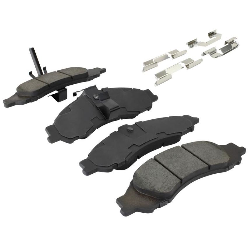 MPA 1003-1043C Quality-Built Black Series Ceramic Brake Pads w/ Hardware