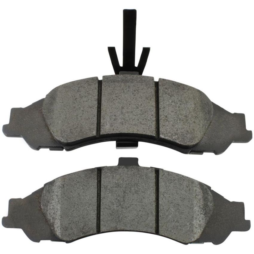MPA 1003-1043C Quality-Built Black Series Ceramic Brake Pads w/ Hardware