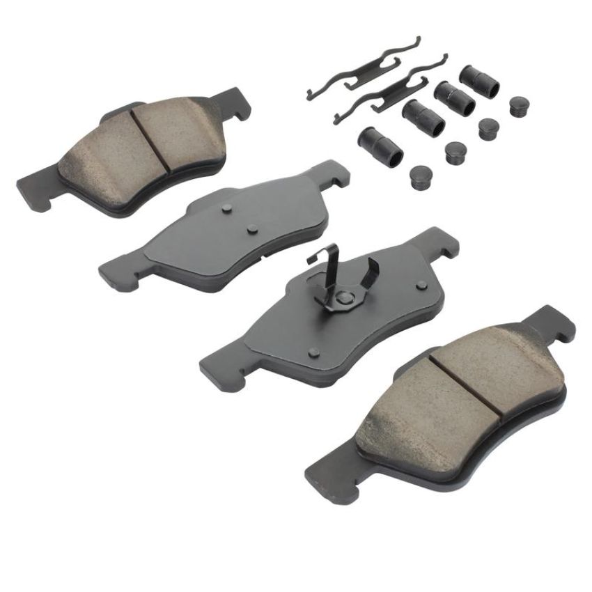 MPA 1003-1047BC Quality-Built Black Series Ceramic Brake Pads w/ Hardware